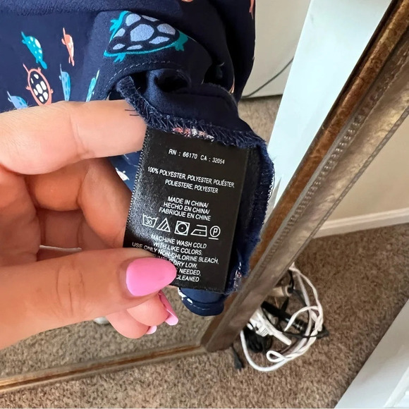 Maeve Anthropologie Turtle Print Scalloped tank top - Picture 5 of 5